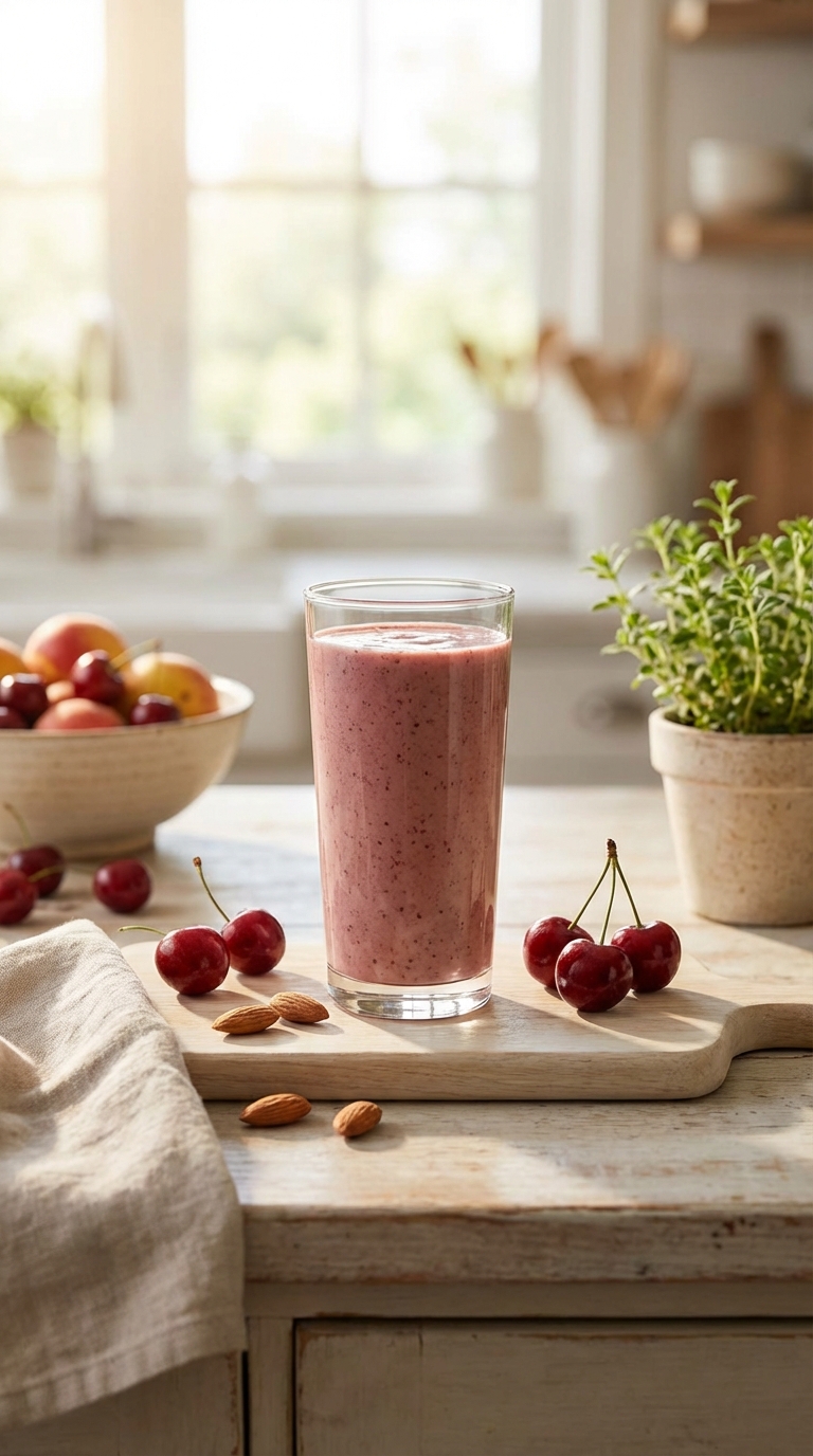 Cherry Almond Recovery Blend — Post-Workout Fuel