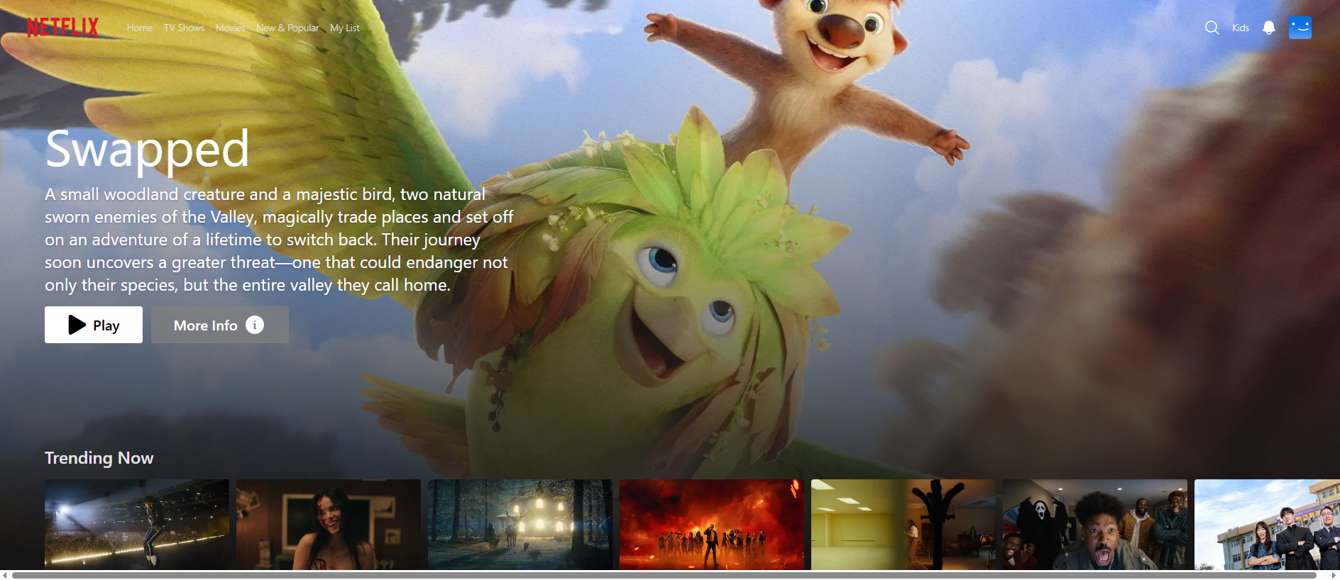 Stored capture of netflix-clone-zeta-five.vercel.app