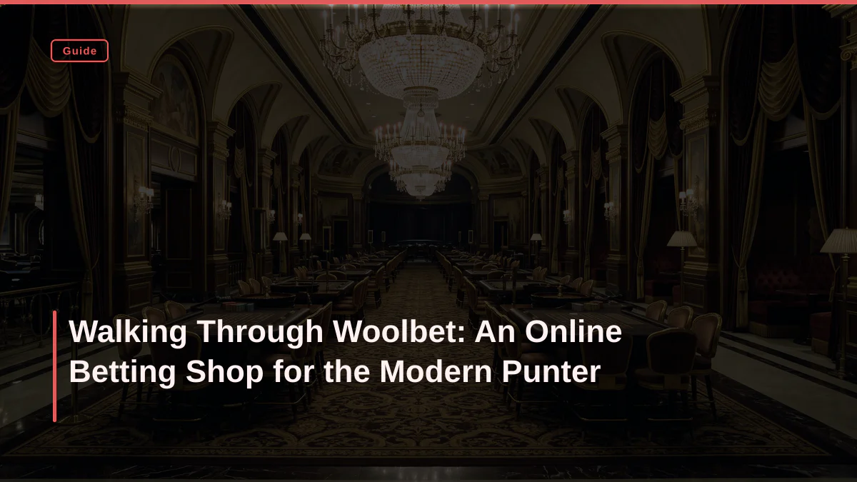Walking Through Woolbet: An Online Betting Shop for the Modern Punter