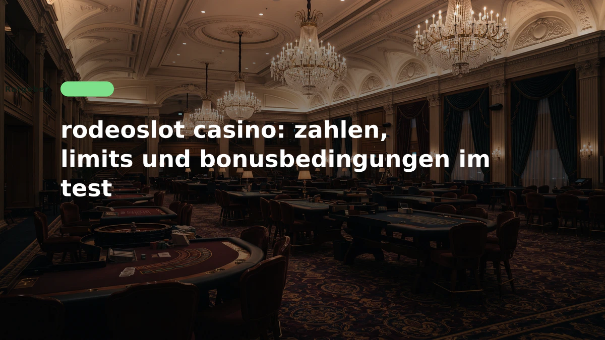 rodeoslot casino: zahlen, limits und bonusbedingungen im test