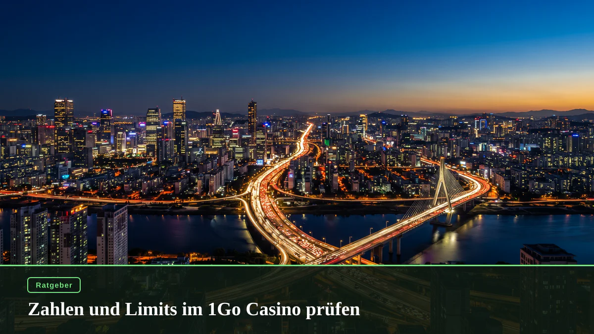 Zahlen und Limits im 1Go Casino prüfen