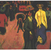 Улица в Дрездене 1908