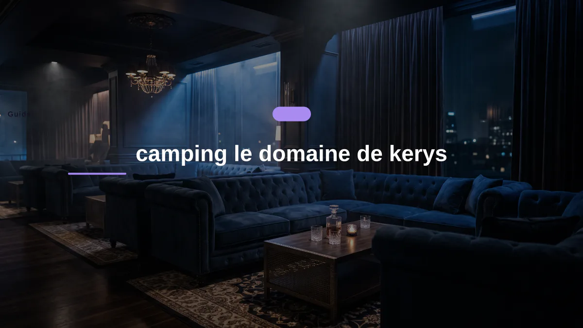 camping le domaine de kerys