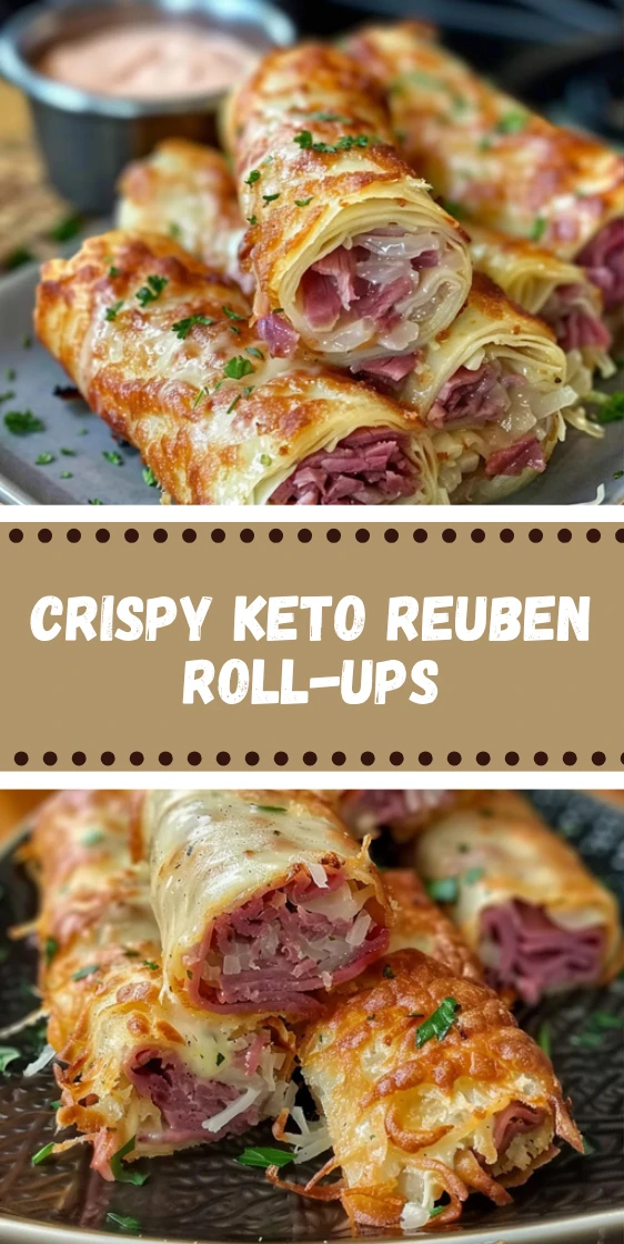 Keto Crispy Reuben Roll-Ups – Low Carb Snack You’ll Love