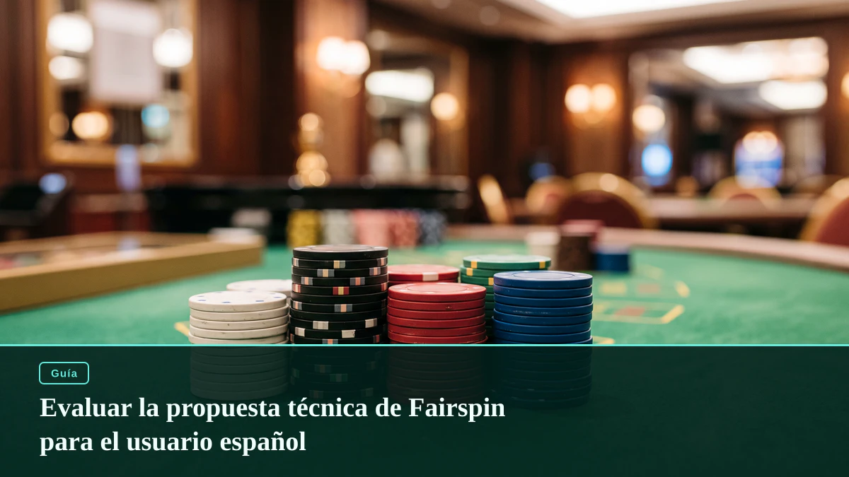 Evaluar la propuesta técnica de Fairspin para el usuario español