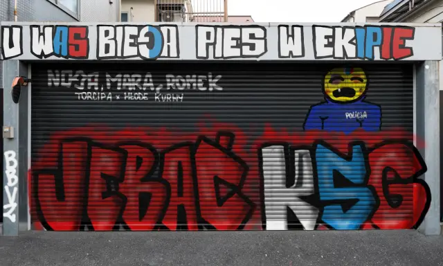 Graffiti artwork by vandald
