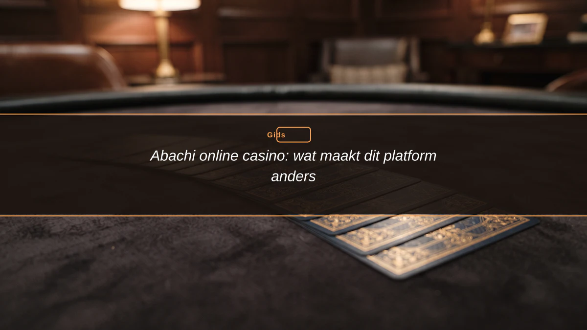 Abachi online casino: wat maakt dit platform anders