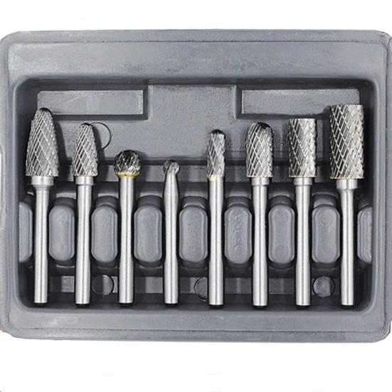 Alloy Burr Set, 8 Piece, 1/4 Shank