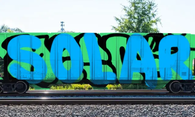 Graffiti artwork by SOLAR