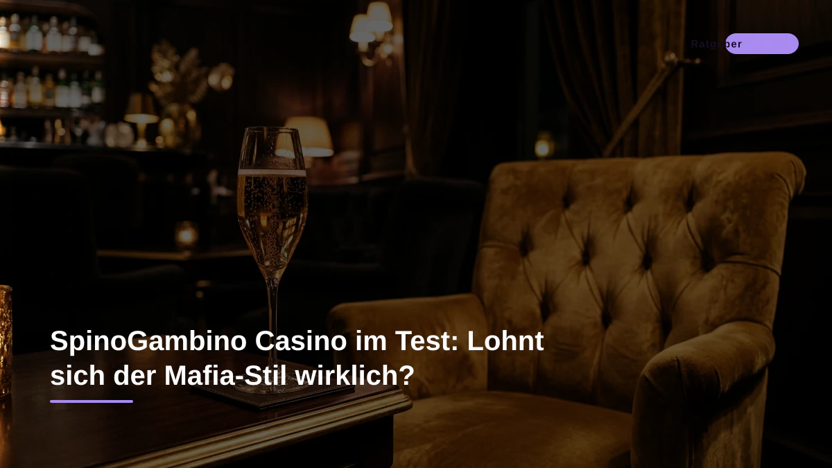 SpinoGambino Casino im Test: Lohnt sich der Mafia-Stil wirklich?