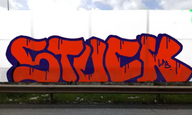 Graffiti artwork by STUCK1