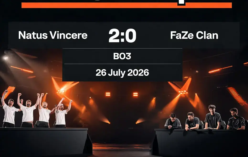 Natus Vincere закрыла FaZe Clan 2:0 на Stake Ranked Episode 2 2026