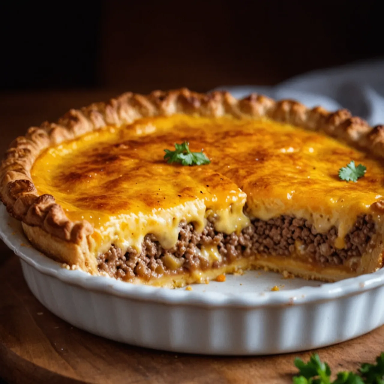 Ultimate Homemade Cheeseburger Pie Recipe