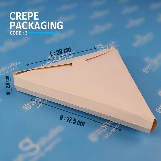Crepe box packaging
