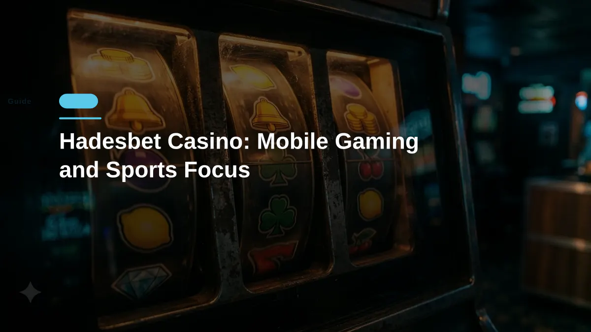 Hadesbet Casino: Mobile Gaming and Sports Focus