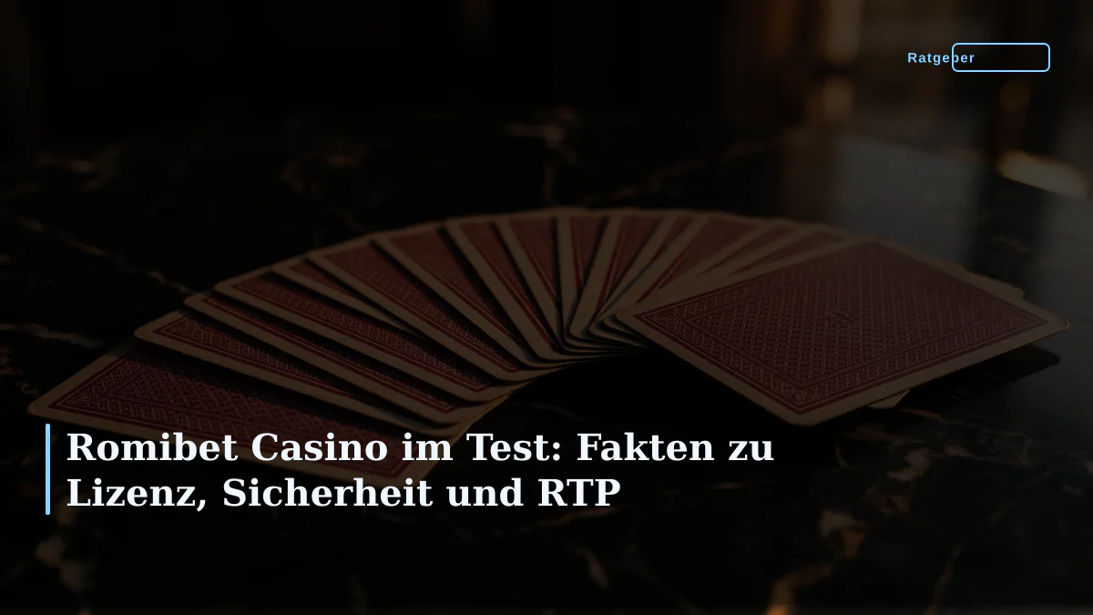 Romibet Casino im Test: Fakten zu Lizenz, Sicherheit und RTP