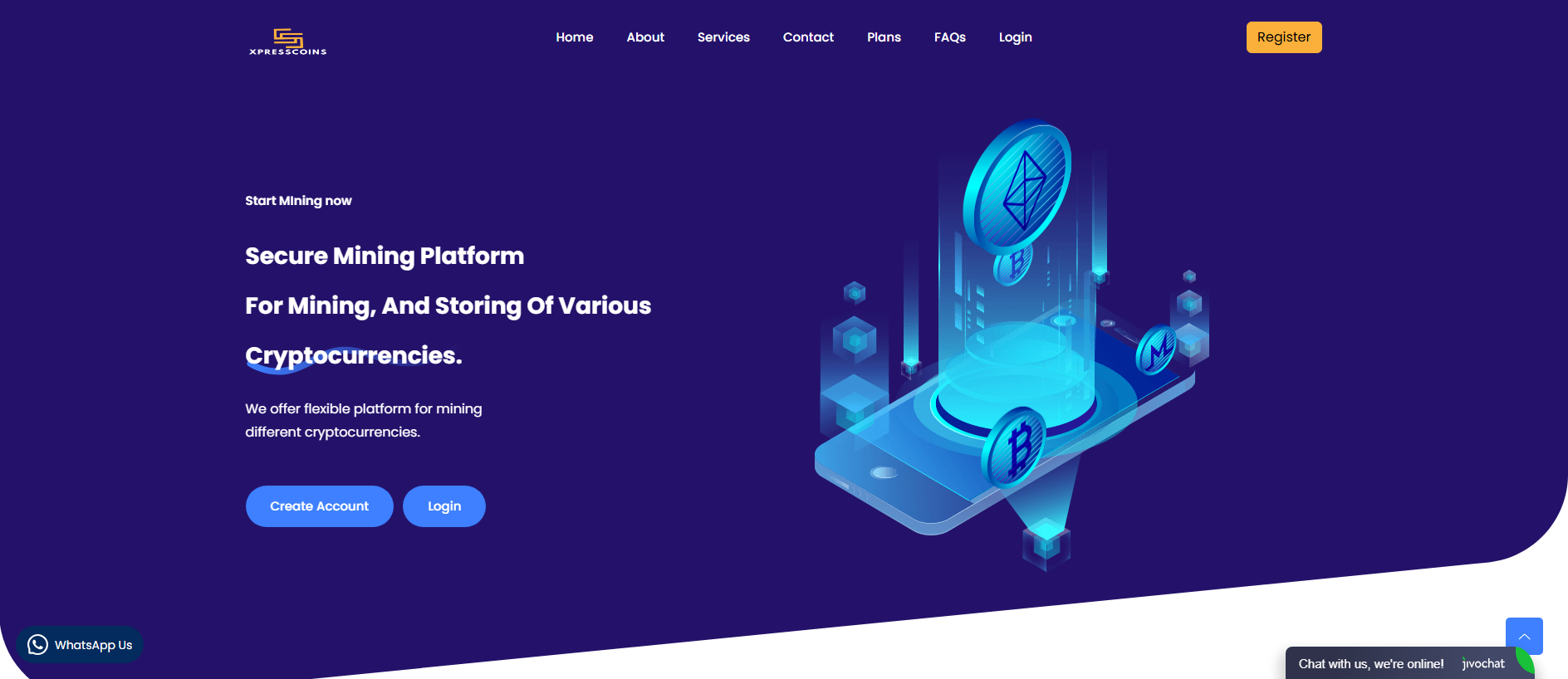 Stored capture of xpresscoins.xyz