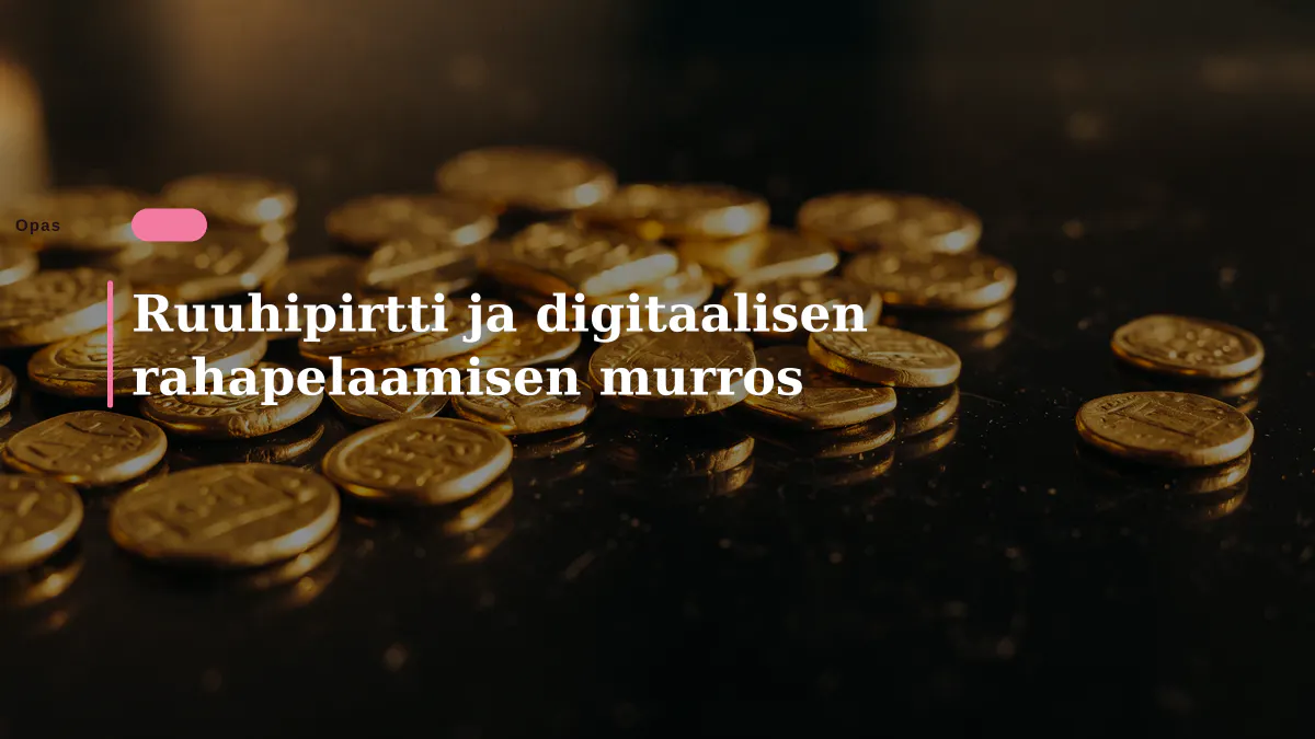 Ruuhipirtti ja digitaalisen rahapelaamisen murros