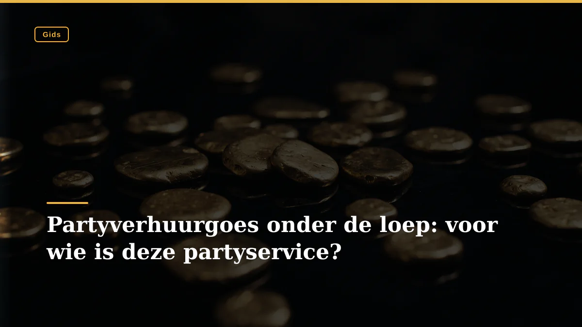Partyverhuurgoes onder de loep: voor wie is deze partyservice?