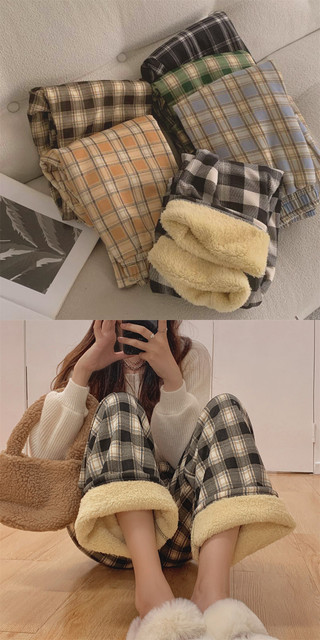 상세 양털체크수면바지 01.jpg
