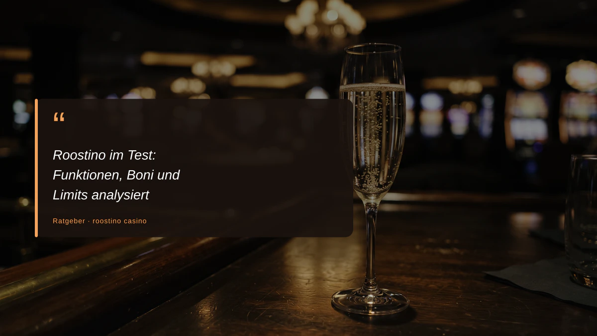Roostino im Test: Funktionen, Boni und Limits analysiert