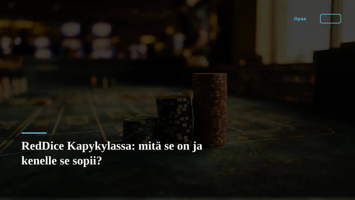 RedDice Kapykylassa: mitä se on ja kenelle se sopii?