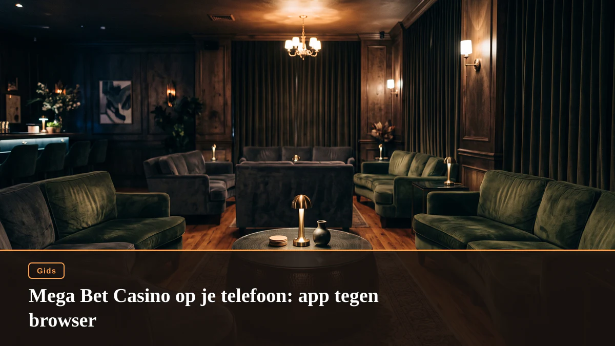Mega Bet Casino op je telefoon: app tegen browser