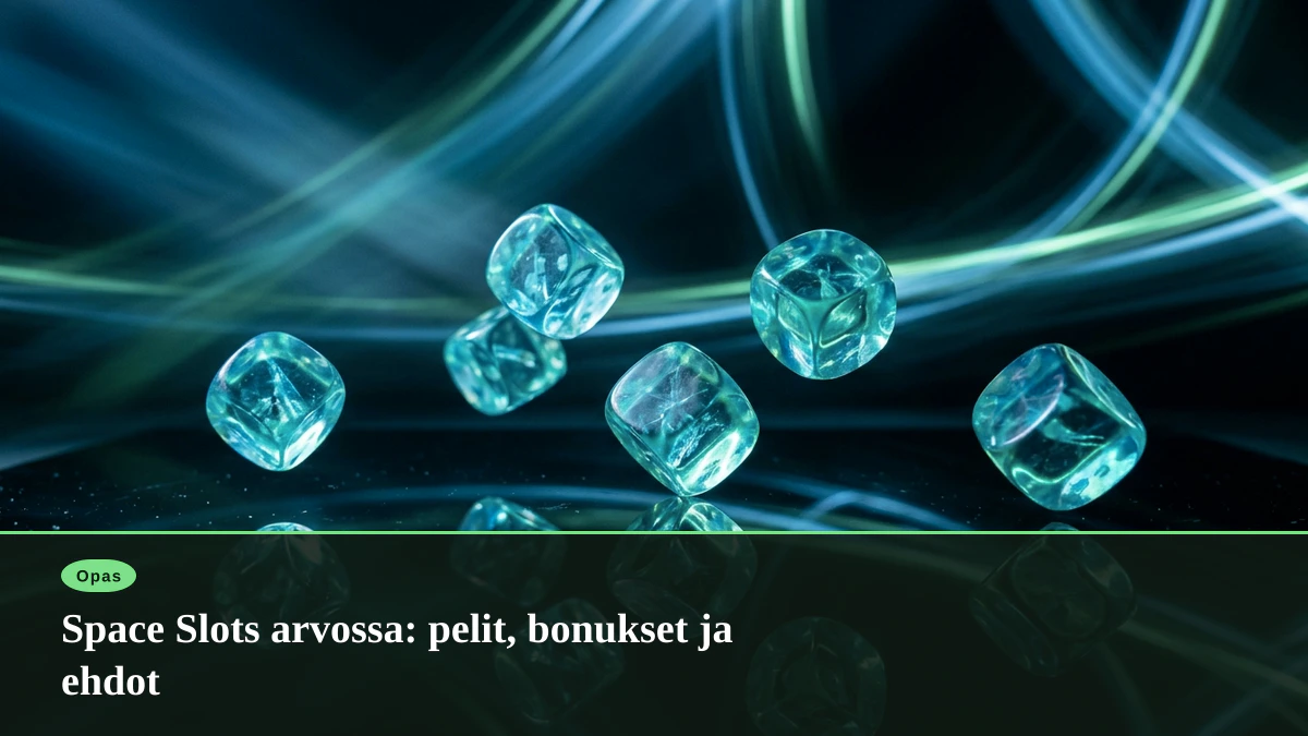 Space Slots arvossa: pelit, bonukset ja ehdot