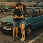 047 HSC e Daiana se Beijando