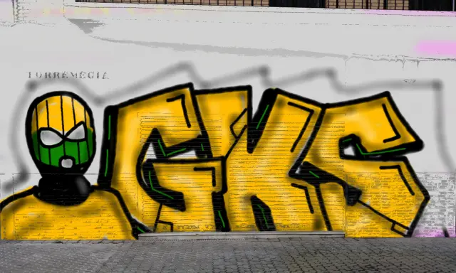 Graffiti artwork by k0S4