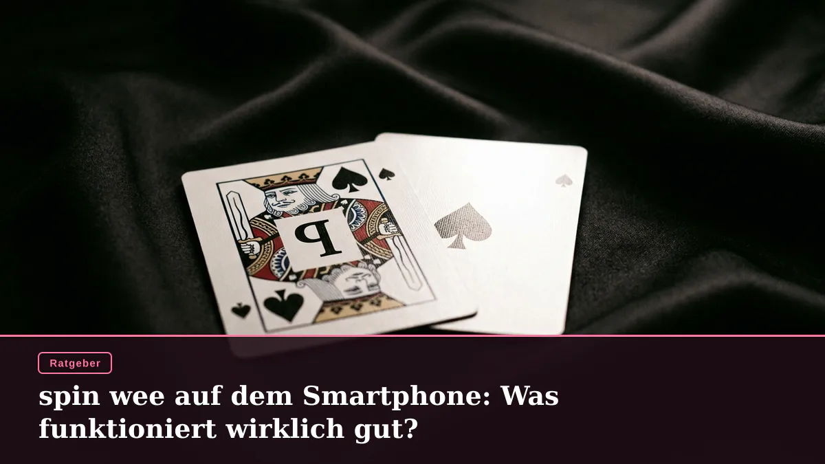 spin wee auf dem Smartphone: Was funktioniert wirklich gut?
