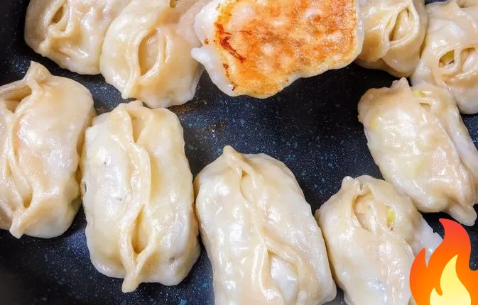 Фото Манты на сковороде