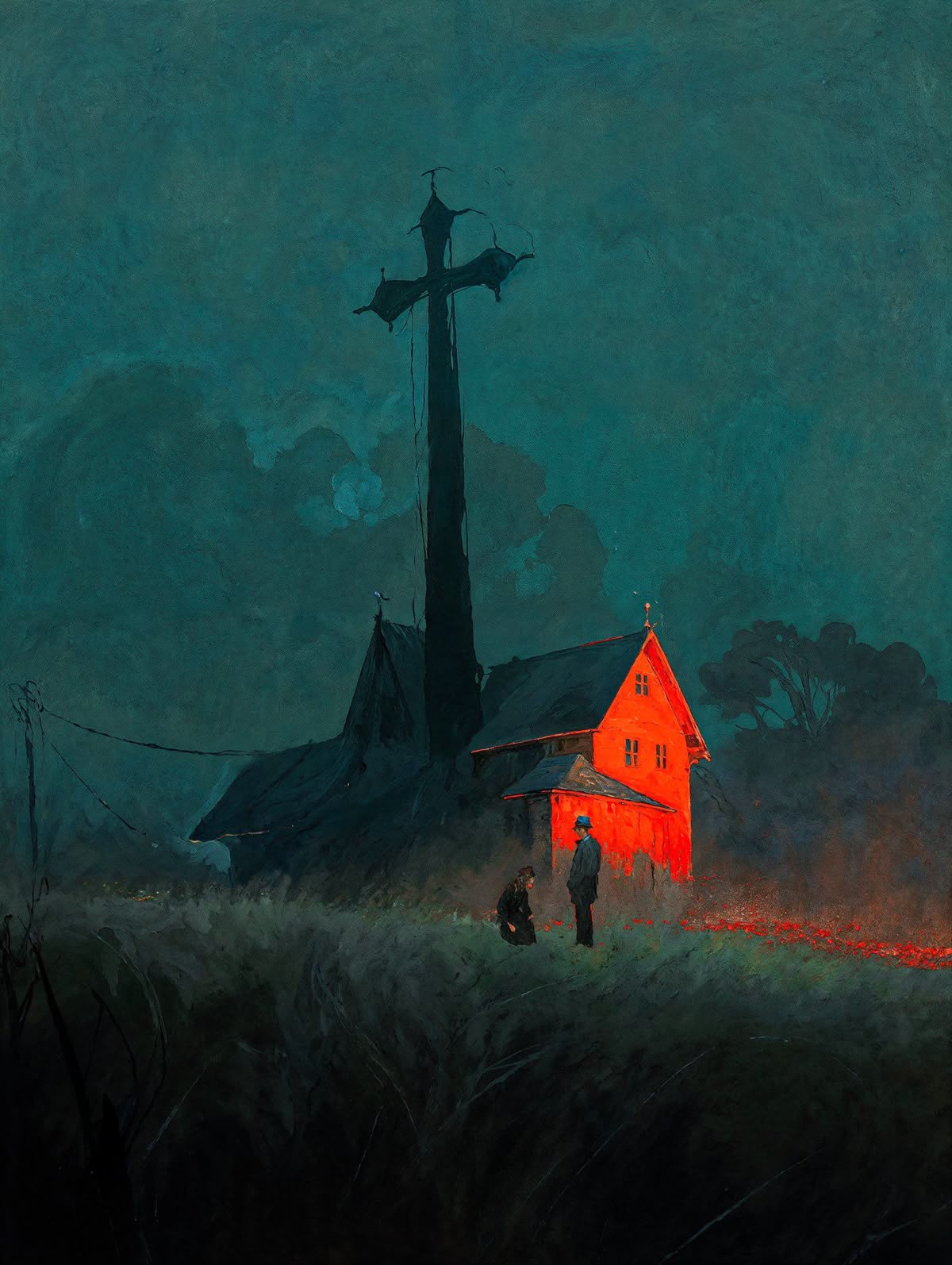 noire église