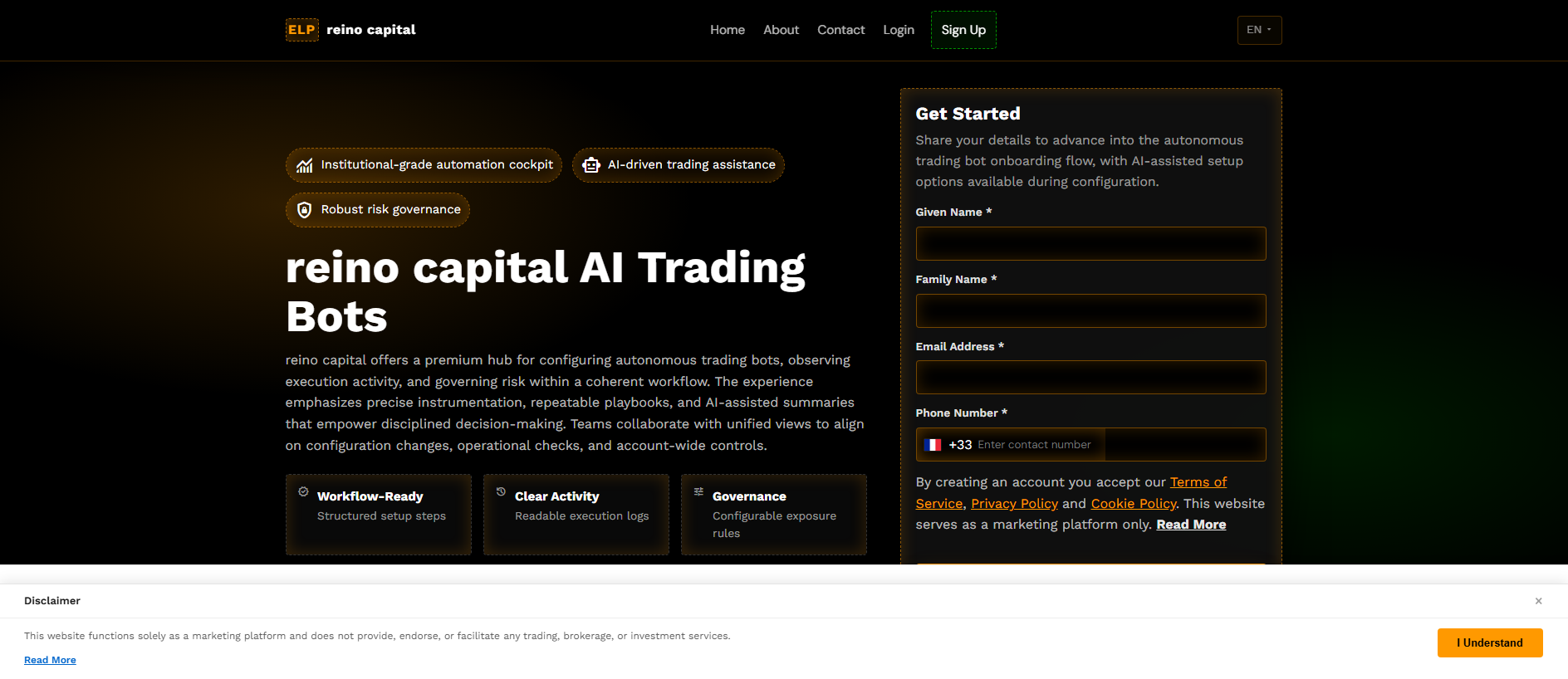 Stored capture of reinocapital.shop