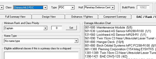 PDC Settings