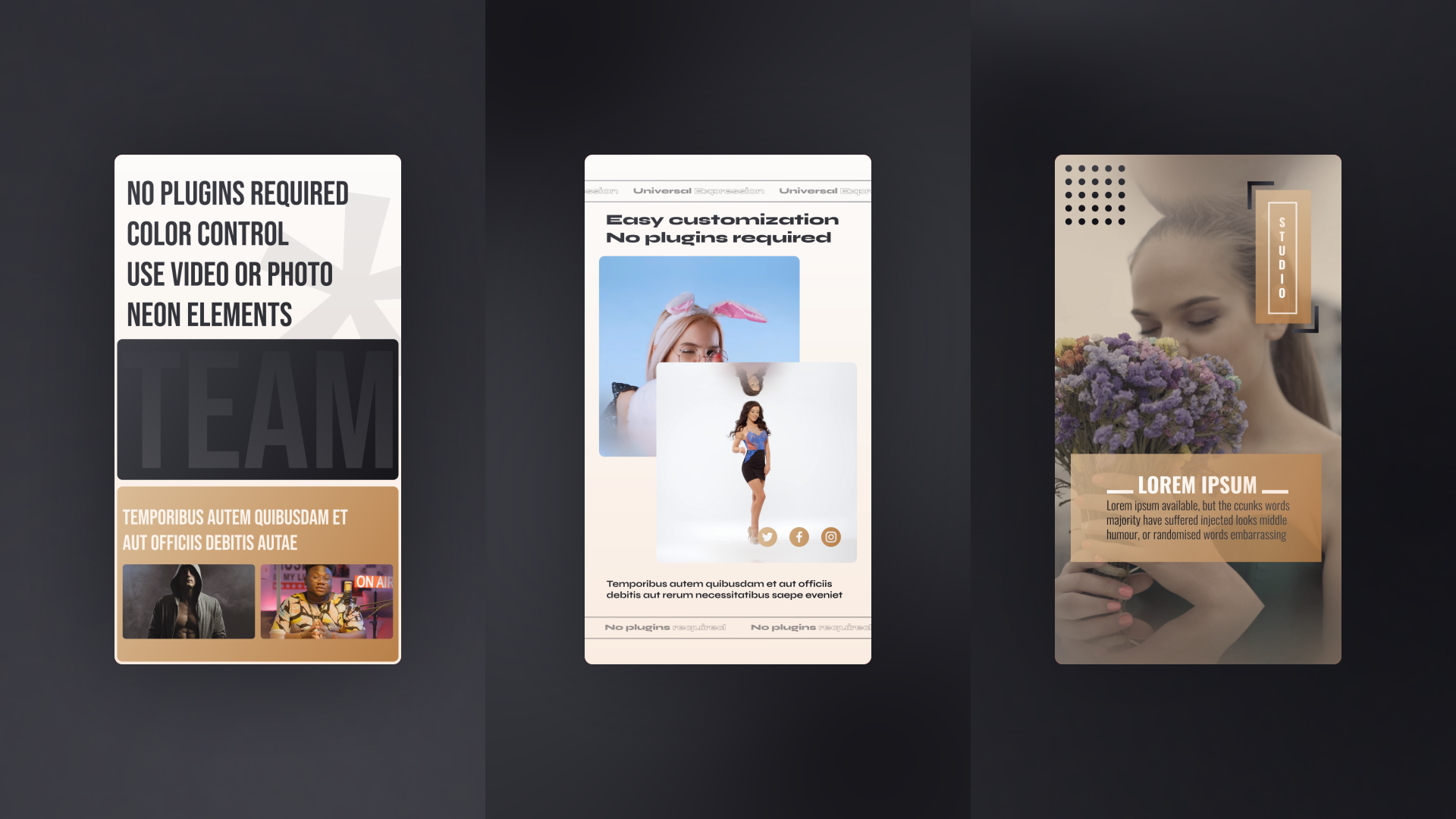 Instagram Vertical Reels Gold Instagram Vertical Reels Gold