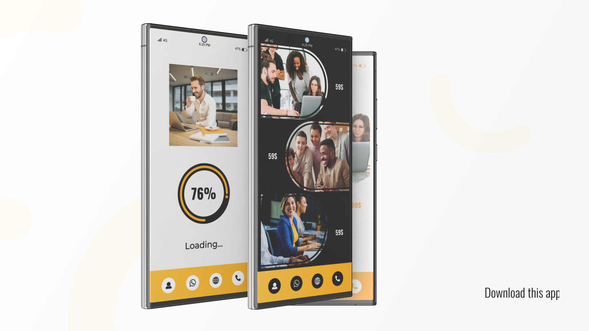 Animated Android Phone Mockup Animated Android Phone Mockup