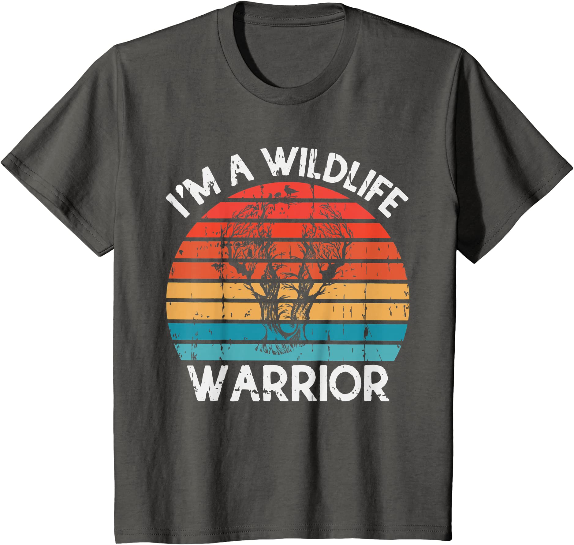 Wildlife Warrior Animals Conservation Elephant Nature Youth Unisex T-shirt