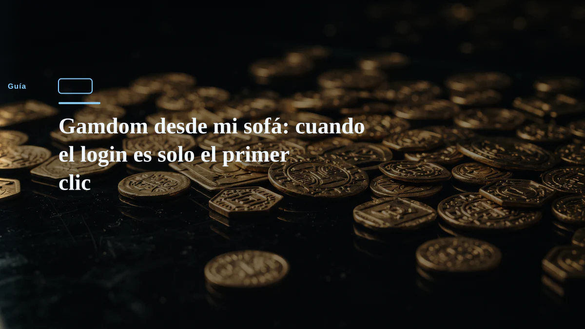 Gamdom desde mi sofá: cuando el login es solo el primer clic