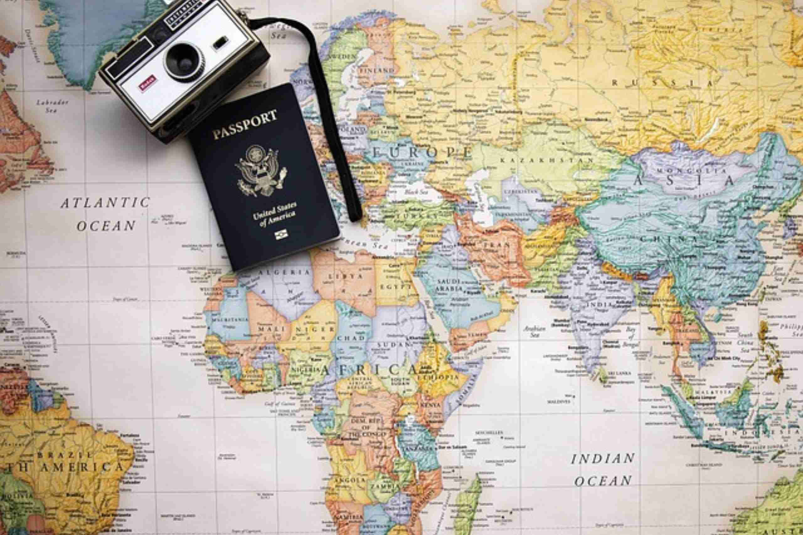 An image showing a world map with various locations marked, highlighting different countries.