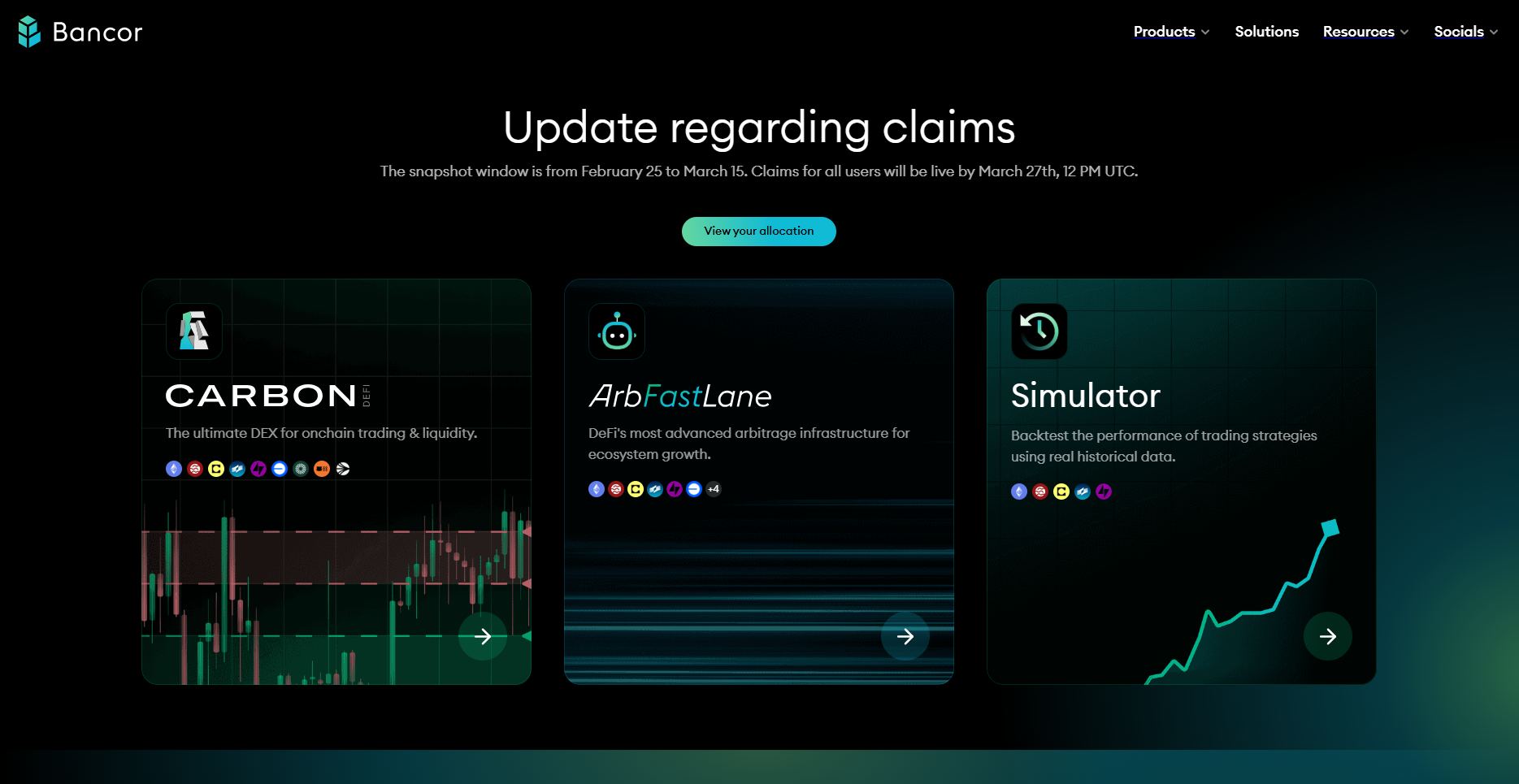 Stored capture of dashboard-bancor.xyz