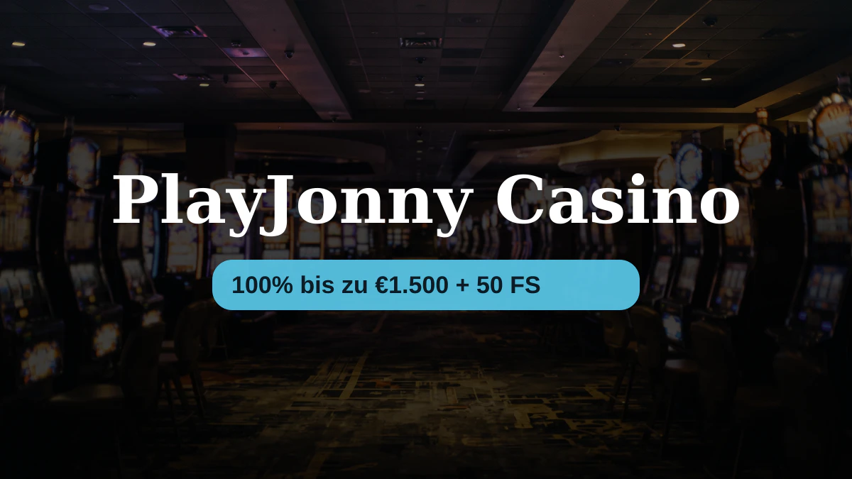 PlayJonny Casino &mdash; Willkommensbonus 100% bis zu &euro;1.500 + 50 FS, Zahlungen: Visa, Mastercard, Skrill, Neteller, Paysafecard