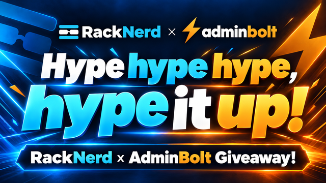 racknerd adminbolt LET giveaway