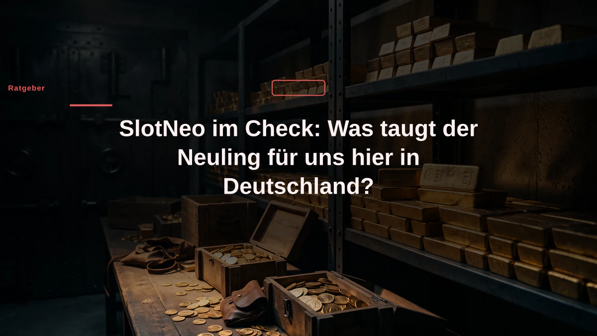 SlotNeo im Check: Was taugt der Neuling für uns hier in Deutschland?