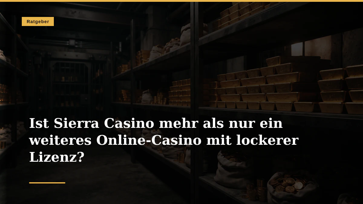Ist Sierra Casino mehr als nur ein weiteres Online-Casino mit lockerer Lizenz?