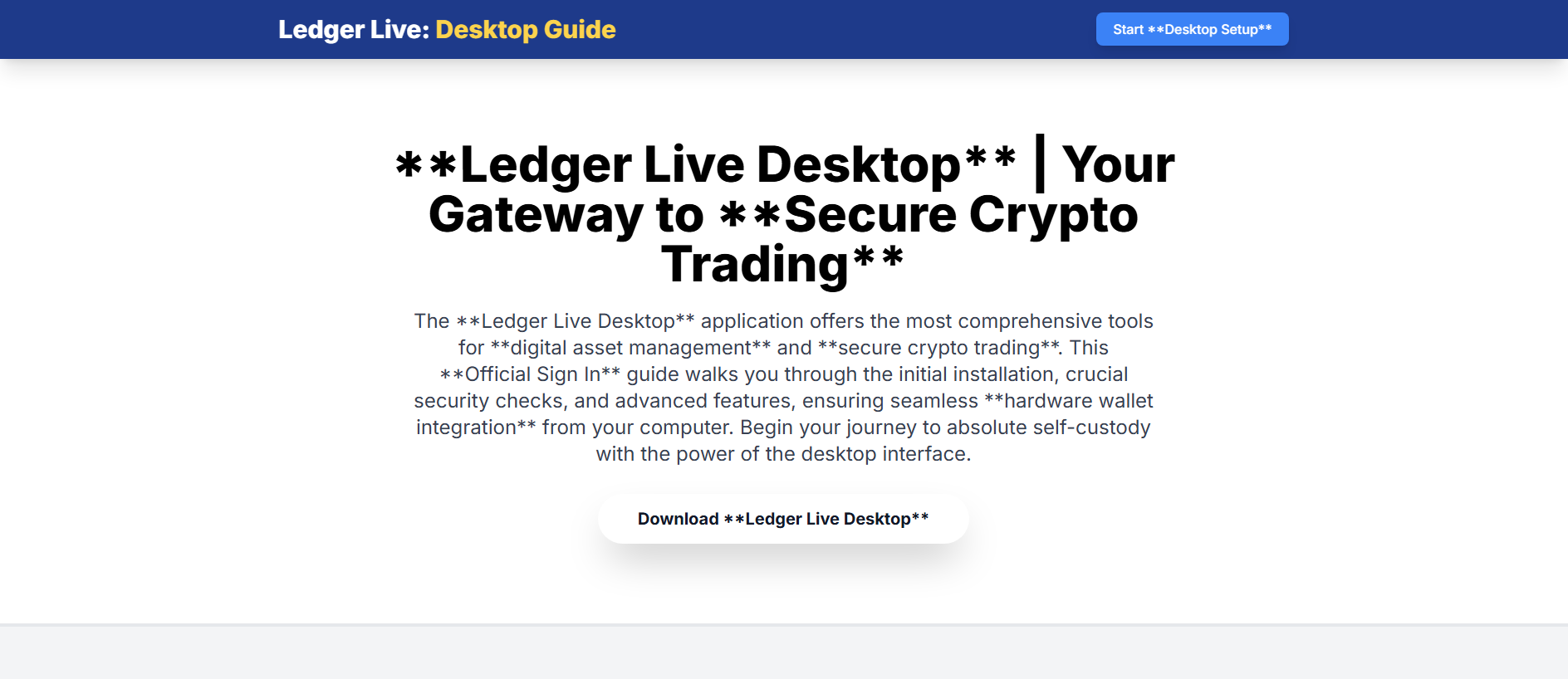 Stored capture of ledgerlive-run-desktop.pages.dev