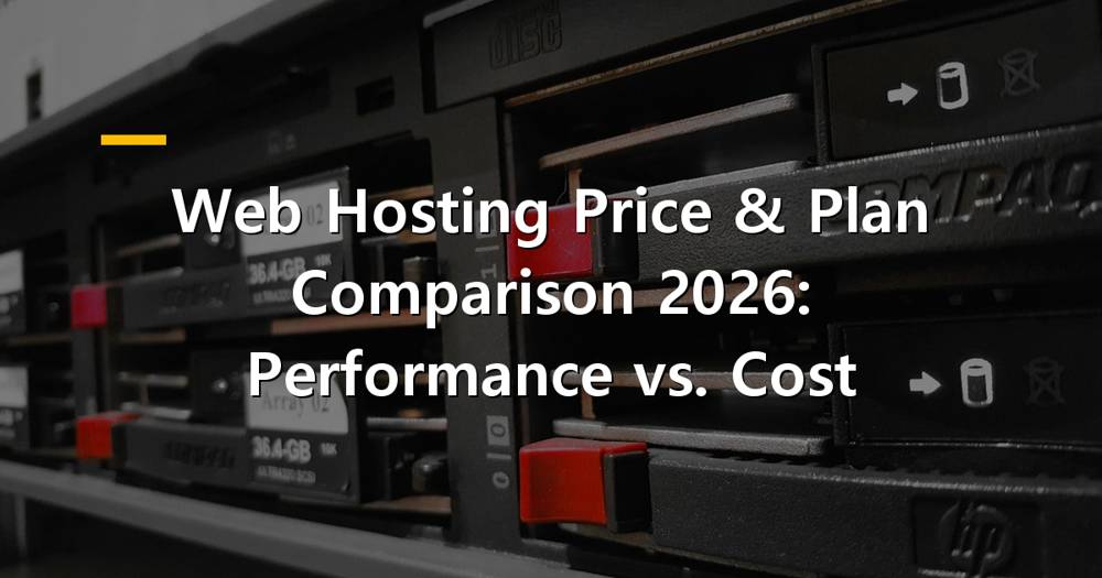 Graph showing web hosting performance versus cost
