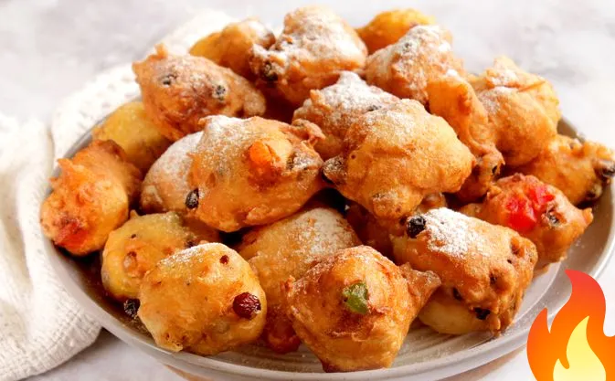 Постер Голландские пончики (oliebollen)