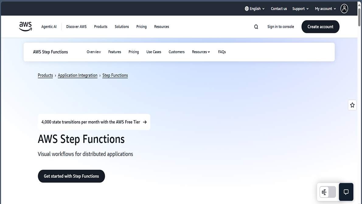 AWS Step Functions Interface Preview