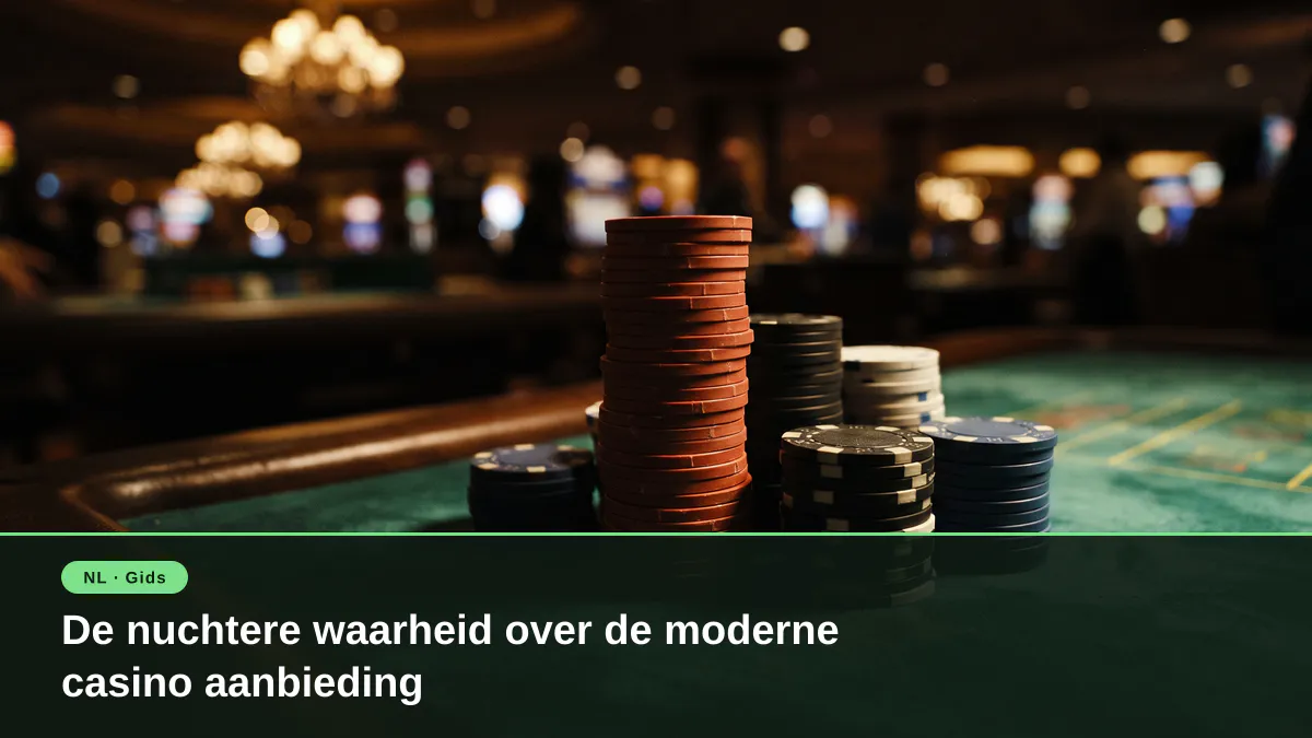 De nuchtere waarheid over de moderne casino aanbieding